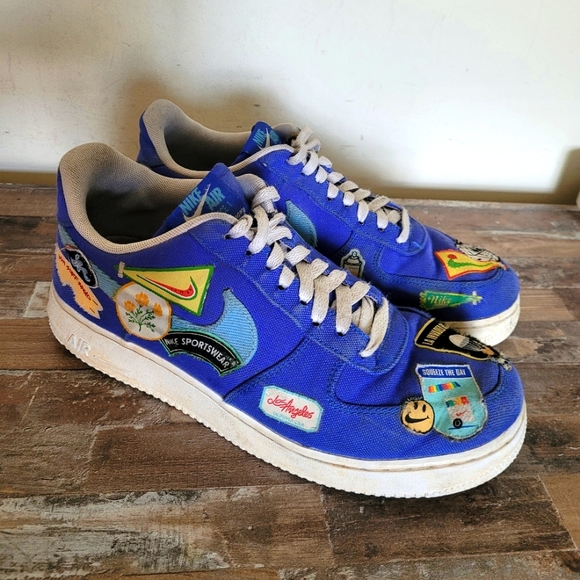 Nike Air Force 1 Los Angeles Patched up Men sneakers - Picture 2 of 12